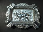 antiek zilver metaal (brons) asbak LEEUW déposé 450 gr, Antiek en Kunst, Ophalen of Verzenden