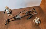 Star Wars Bikerscout en Ewok, Ophalen of Verzenden, Actiefiguurtje