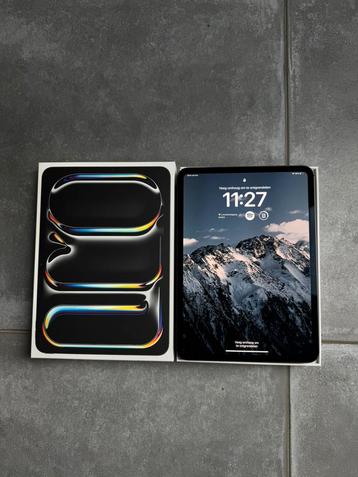 Apple iPad Pro M4 11” Wifi + 5G + apple care gloednieuw beschikbaar voor biedingen