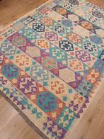 Prachtige handgeweven oosterse kelim 245x171, Info@SlatsAntiek.nl, Crème, 150 tot 200 cm, Vof Slats Antiek