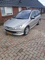 Peugeot 206 1.4 16V SW XS 2004 Grijs, Auto's, Peugeot, Voorwielaandrijving, 15 km/l, 1360 cc, Zwart