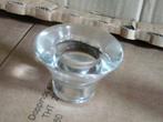 kandelaar , kaarsenkandelaar , glas, Huis en Inrichting, Woonaccessoires | Kandelaars en Kaarsen, Ophalen of Verzenden
