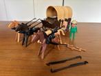 Vintage Playmobil western huifkar (1976), Ophalen of Verzenden, Gebruikt, Complete set