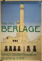 Wim Crouwel tentoonstellingsposter Berlage Haags Gemeentemus, Ophalen, Gebruikt, Foto of Poster, 75 cm of meer