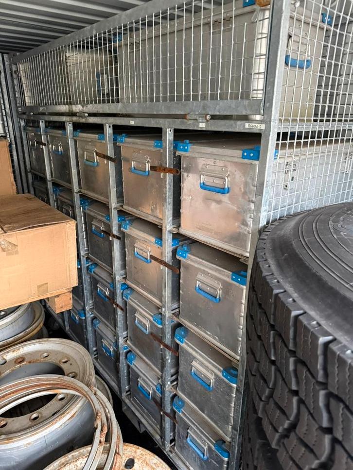 Zarges Aluminium Kisten 40704 op Verrijdbare Kar Opslagkist, Doe-het-zelf en Verbouw, Kratten en Dozen, Gebruikt, Doos, 100 cm of meer