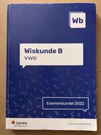 lyceo examenbundel wiskunde b vwo 2022, Ophalen of Verzenden, Gelezen, VWO, Wiskunde B
