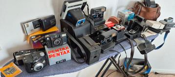 Diverse fototoestellen polaroid agfa pentax kodak sony beschikbaar voor biedingen
