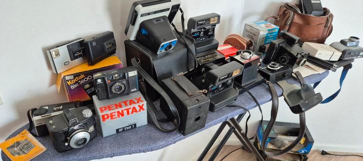 Diverse fototoestellen polaroid agfa pentax kodak sony, Audio, Tv en Foto, Fotocamera's Analoog, Gebruikt, Compact, Kodak, Ophalen of Verzenden