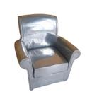 Miniatuur fauteuil massief aluminium chroom vintage 2101, Antiek en Kunst, Curiosa en Brocante, Ophalen of Verzenden
