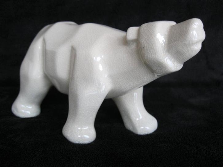 IJsbeer jong Art Deco ijsbeercub '1930, Antiek en Kunst, Antiek | Keramiek en Aardewerk, Ophalen