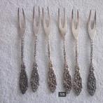 6 x Gero 90 635 Oud Hollands verzilverde vleesvorkjes., Antiek en Kunst, Antiek | Goud en Zilver, Ophalen of Verzenden