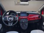 Fiat 500C 1.0 Hybrid Dolcevita 2021 ROOD | Cruise Control |, Auto's, Fiat, Keurmerk '100% Onderhouden', Gebruikt, Euro 6, Leder en Stof