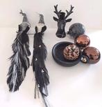 2x kaarsenstandaard 
en boomversieringen/ kerstballen, Diversen, Kerst, Ophalen of Verzenden, Gebruikt