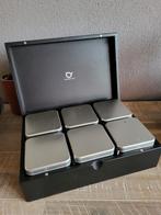 Bredemeijer theedoos met blikken, Ophalen of Verzenden, Gebruikt