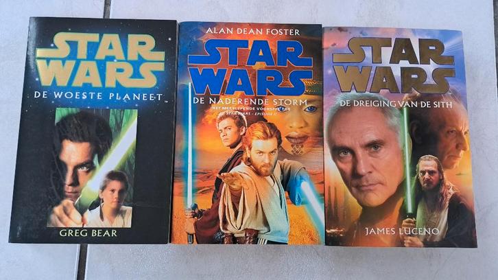Star Wars 3 boeken, Boeken, Science fiction, Gelezen, Ophalen of Verzenden