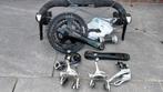 Shimano 105 3x10 zwart, Ophalen of Verzenden, Gebruikt, Racefiets, Crankstel of Pedalen