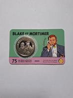 België 5 euromunt 2021 ‘75 jaar Blake en Mortimer’ reliëf BU, Ophalen of Verzenden, België, 5 euro, Losse munt