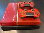 PlayStation 4 - Rood - Limited Edition!!!  Metal Gear Soli, Ophalen, Met 2 controllers, Zo goed als nieuw, Slim