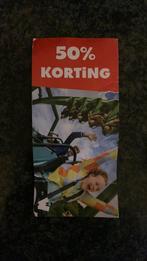 Walibi 50% korting 4x, Ophalen of Verzenden, Nieuw