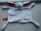 3 X Knuffeldoek konijn of konijntje merk Bonbébé, Ophalen of Verzenden, Zo goed als nieuw, Konijn