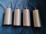 Poten. Schroefpoten. Zilverkleurig. 4x, Ophalen, Gebruikt, Minder dan 50 mm, Overige typen