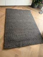 Vloerkleed wol Zuiver grijs antraciet 170 x 230 cm, 200 cm of meer, 150 tot 200 cm, Grijs, Gebruikt