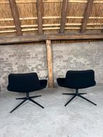 2 zwarte HAY RAY swivel fauteuils zgan, Huis en Inrichting, 75 tot 100 cm, Ophalen of Verzenden, Metaal, Nvt