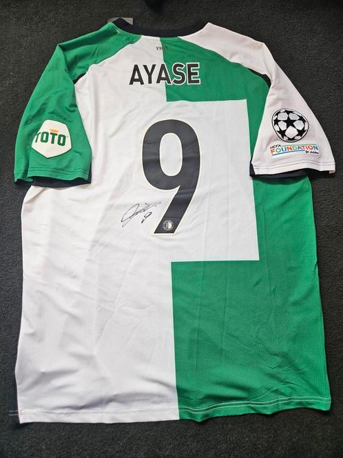 Feyenoord shirt champions league uitvoering ueda ayase, Verzamelen, Sportartikelen en Voetbal, Zo goed als nieuw, Shirt, Feyenoord