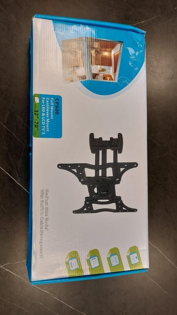 TV Beugel Kantelbaar & Draaibaar – 32” t/m 70” LED/LCD TV’s, Audio, Tv en Foto, Televisiebeugels, Nieuw, Ophalen of Verzenden