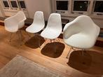 Vitra Eames stoelen DAR en DSR, Huis en Inrichting, Stoelen, Ophalen, Gebruikt, Wit, Metaal