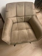 Velvet taupe eetkamerstoelen 6stuks z.g.a.n.!, Huis en Inrichting, Overige kleuren, Zo goed als nieuw, Stof, Vijf, Zes of meer stoelen