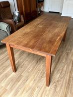Eettafel van massief kersenhout in de olie., Ophalen, Gebruikt, 50 tot 100 cm, Vijf personen of meer