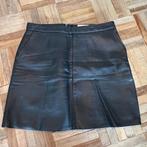 Leren rok, Kleding | Dames, Rokken, Verzenden, Zwart, Zo goed als nieuw, Maat 36 (S)