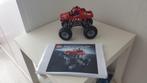 Lego technic monster truck 42008 als nieuw, Ophalen of Verzenden, Zo goed als nieuw