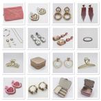 Partij Sieraden Tassen Organizers 375+ Stuks, Ophalen of Verzenden, Zo goed als nieuw, Overige kleuren, Overige materialen