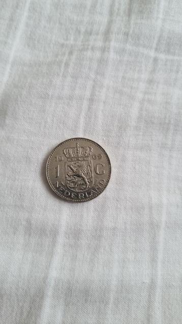 1 Gulden 1969 - Koningin Juliana beschikbaar voor biedingen