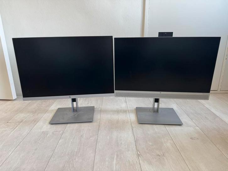 HP E243i & E243m Monitoren - Set van 2, Computers en Software, Monitoren, Zo goed als nieuw, 60 Hz of minder, DisplayPort, Ingebouwde speakers