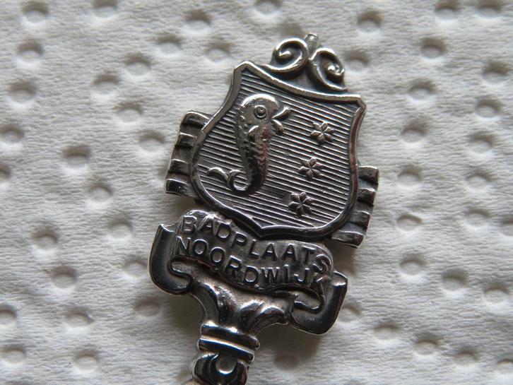 Verzilverd Keltum Lepeltje Noordwijk, Verzamelen, Porselein, Kristal en Bestek, Zo goed als nieuw, Bestek, Overige materialen