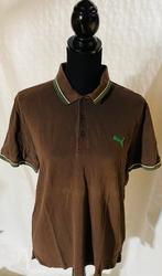 PUMA SIZE L MEN VINTAGE POLO, Kleding | Heren, Polo's, Maat 52/54 (L), Ophalen of Verzenden, PUMA, Bruin