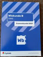 Examenbundel met Uitwerkingen wiskunde B 2021, Ophalen of Verzenden, Zo goed als nieuw, VWO, Wiskunde B