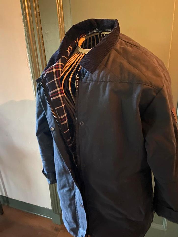 MGO Wax Jas - Maat XL, Kleding | Heren, Jassen | Zomer, Nieuw, Maat 56/58 (XL), Blauw, Ophalen of Verzenden