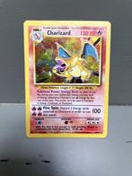 Charizard base set 4, Ophalen of Verzenden, Gebruikt, Losse kaart, Foil