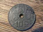 Oorlogsgeld WW2 bezet Belgie 10 Centimes 1944 (NL-F) #631, Postzegels en Munten, Munten | België, Verzenden, Overig, Losse munt