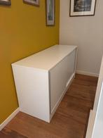 Witte Ikea kast met schuifdeuren, 50x75x140, Huis en Inrichting, Kasten | Roldeurkasten en Archiefkasten, Ophalen, Gebruikt, 100 tot 150 cm