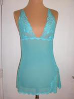 kort nachthemd maat small, Verzenden, Blauw, Nachtkleding
