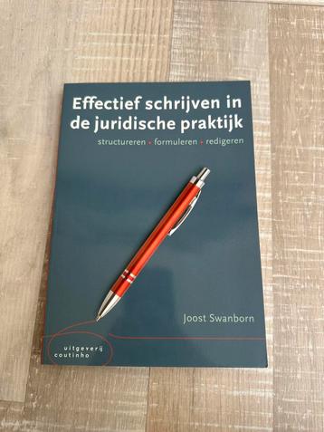 Boek effectief schrijven in de juridische praktijk beschikbaar voor biedingen