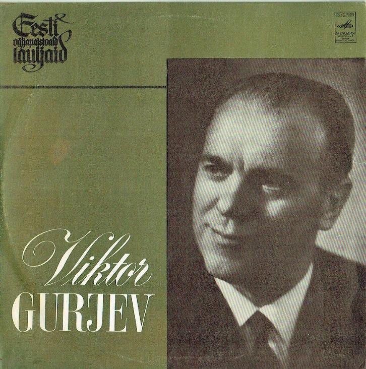 Viktor Gurjev - Viktor Gurjev Eesti Väljapaistvaid Lauljaid, Cd's en Dvd's, Vinyl | Klassiek, Zo goed als nieuw, Romantiek, Opera of Operette
