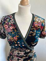 King Louie maat M fluwelen tulip cross dress 2572, Maat 38/40 (M), Zwart, Ophalen of Verzenden, Zo goed als nieuw