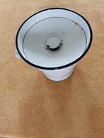 emaillen emmer, Ophalen of Verzenden, Gebruikt, Overige materialen, Met deksel