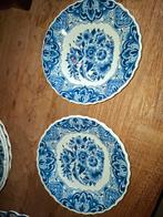 2x Delfts Blauw Wandbord - Oud Delft, Ophalen of Verzenden